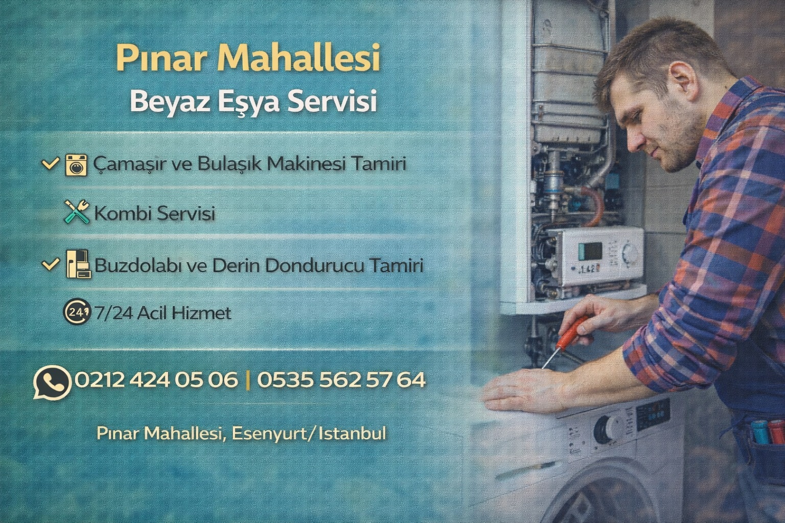 Pınar Mahallesi Beyaz Eşya Servisi